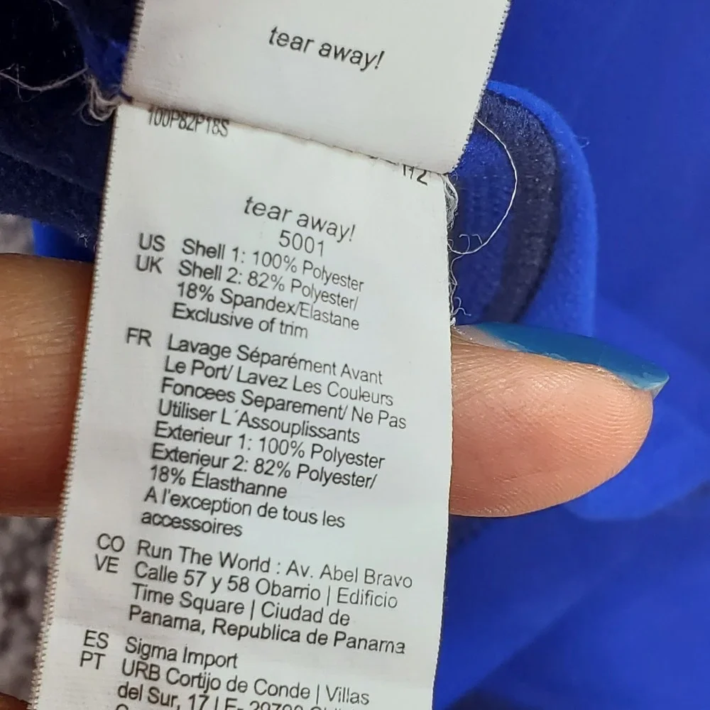Brooks Run Happy Drilayer Technology Top Mens Medium Blue‎ Mock Neck Athleisure